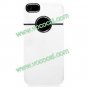 PC Frosted Plating Hard Protective Case Cover Skin for iPhone 5 White