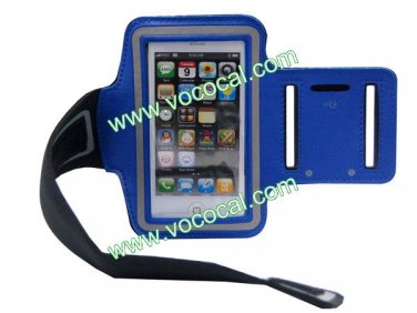 Sport Running Jogging Armband Case Cover Skin for iPhone 5 iPod Touch Deep Blue