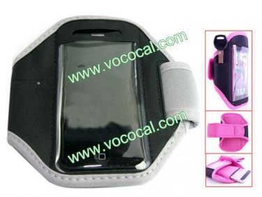 Jogging Walk Running Cycling Gym Armband Case for iPhone 5 iPod Touch 5 Grey