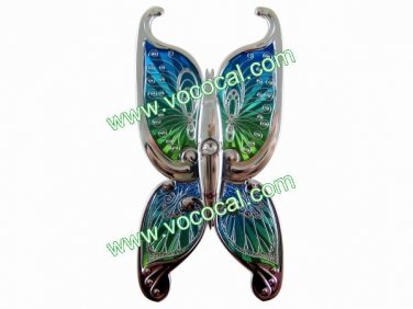 Fancy 3D Butterfly Plating PC Decorative Case Cover Skin for iPhone 5 Blue
