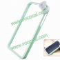 3D Bowknot Cartoon Bumper Frame Hard Case Cover Skin for iPhone 5 Light Green