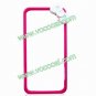 3D Bowknot Cartoon Bumper Frame Hard Case Cover Skin for iPhone 5 Rose
