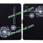 Dandelion Folio PU Leather Stand Case Cover Skin for iPad Mini Black