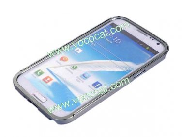 Metal Bumper Case Cover for Samsung Galaxy Note 2 N7100 Grey