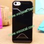 Hard Plastic Credit Card Holder Slot Case Cover Skin for iPhone 5 Black