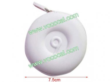 Portable Storage Case Bag for Earphone Headphone Headset Data Cable White