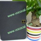 PU Leather Business Book Protective Stand Case Cover Skin for iPad Mini Black