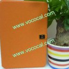 PU Leather Business Book Protective Stand Case Cover Skin for iPad Mini Orange