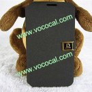 Metal D PU Leather Flip Case Cover for Samsung Galaxy Note 2 N7100 N7108 Black
