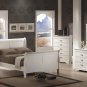 Traditional White Queen 4 Piece Bedroom Set 201691Q