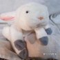 3 hand stuffed plush puppets 2000 K & M shark, sheep bunny rabbit Caltoy?