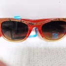 Wurl 3-tone pink peach yellow snake skin retro vintage UV protection sunglasses