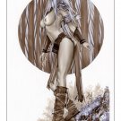 Hot Kato Archer Elf Girl Bw#910 - Fantasy Sexy Pinup Girl Print