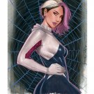 SPIDER GWEN LW#220   Fantasy Pinup Girl Print by Alex Miranda