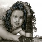 CAVEWOMAN SK#3738 ORIGINAL ARTWORK BY ALEX MIRANDA