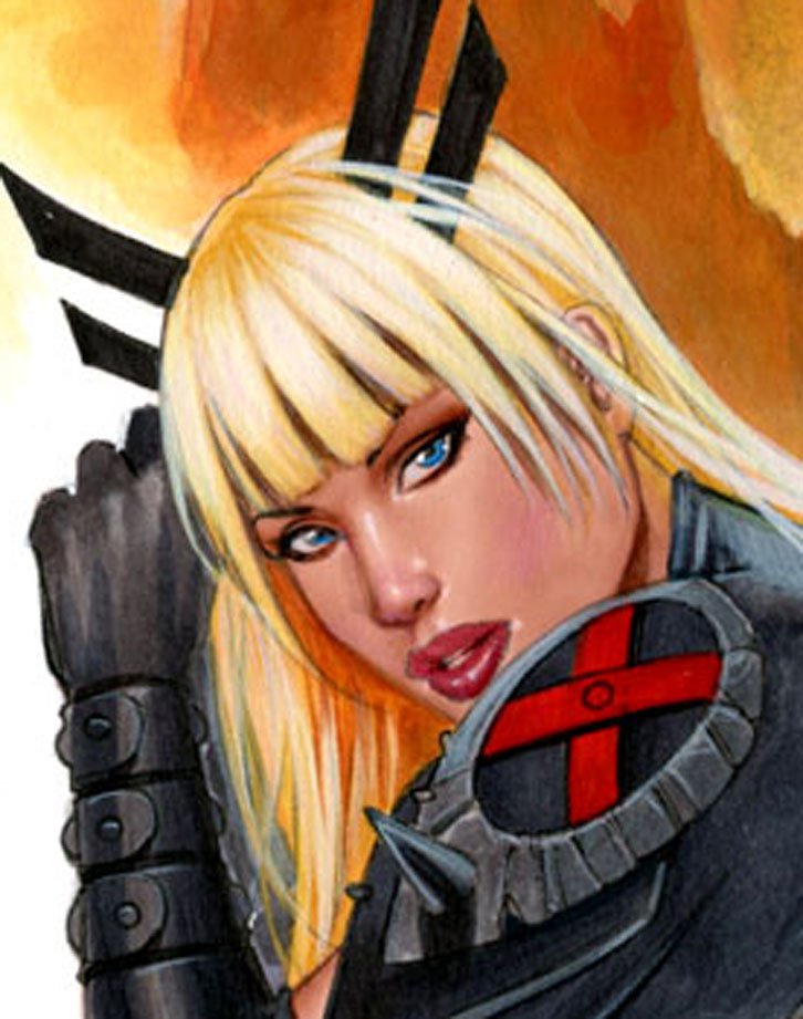 8,5x11" MAGIK ILLYANA RASPUTIN LW#219 ORIGINAL ARTWORK BY ALEX MIRANDA