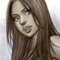 CAVEGIRL LW#230 Fantasy Pinup Girl Print by Alex Miranda