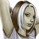 ROGUE COLLEGE GIRL LW#081 ORIGINAL ARTWORK  BY ALEX MIRANDA