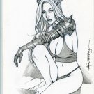 8,5x11" MAGIK X-MEN SK#3814 ORIGINAL PINUP GIRL by ALEX MIRANDA