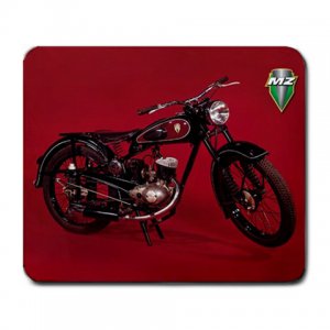 Mz 125 Classic Motorcycle Large Mousepad