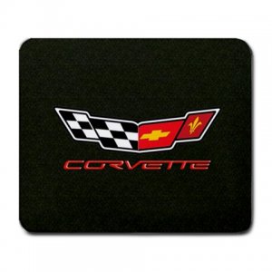 Corvette Logo Large Mousepad