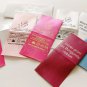 QTY 100 - 1 1/2 Inch 38 mm Satin Labels Various Colors Clothing Labels. Personalized labels