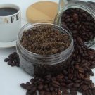 Warm brown sugar and coffee body scrub