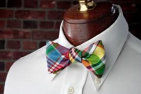 Men s Madras Bow tie