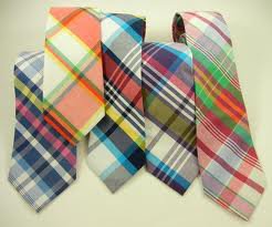 Mens Madras Tie