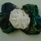 madras hair clip/brooch