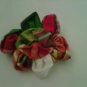 creole madras hair clip/brooch