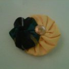 creole madras hair clip/brooch
