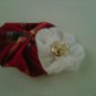 creole madras hair clip/brooch