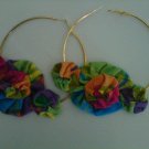 Creole hoop earrings (gold)