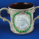 Queen Elizabeth II Coronation Loving Cup Burleigh Ware