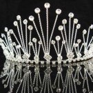 huge wedding tiara bridal jewelry wedding comb #p2490s