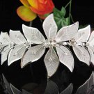 floral wedding tiara bridal accessories wedding comb #p010