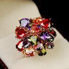Fashion Design Beautiful Zircon AAA Luxury Crystal Ring For Girl