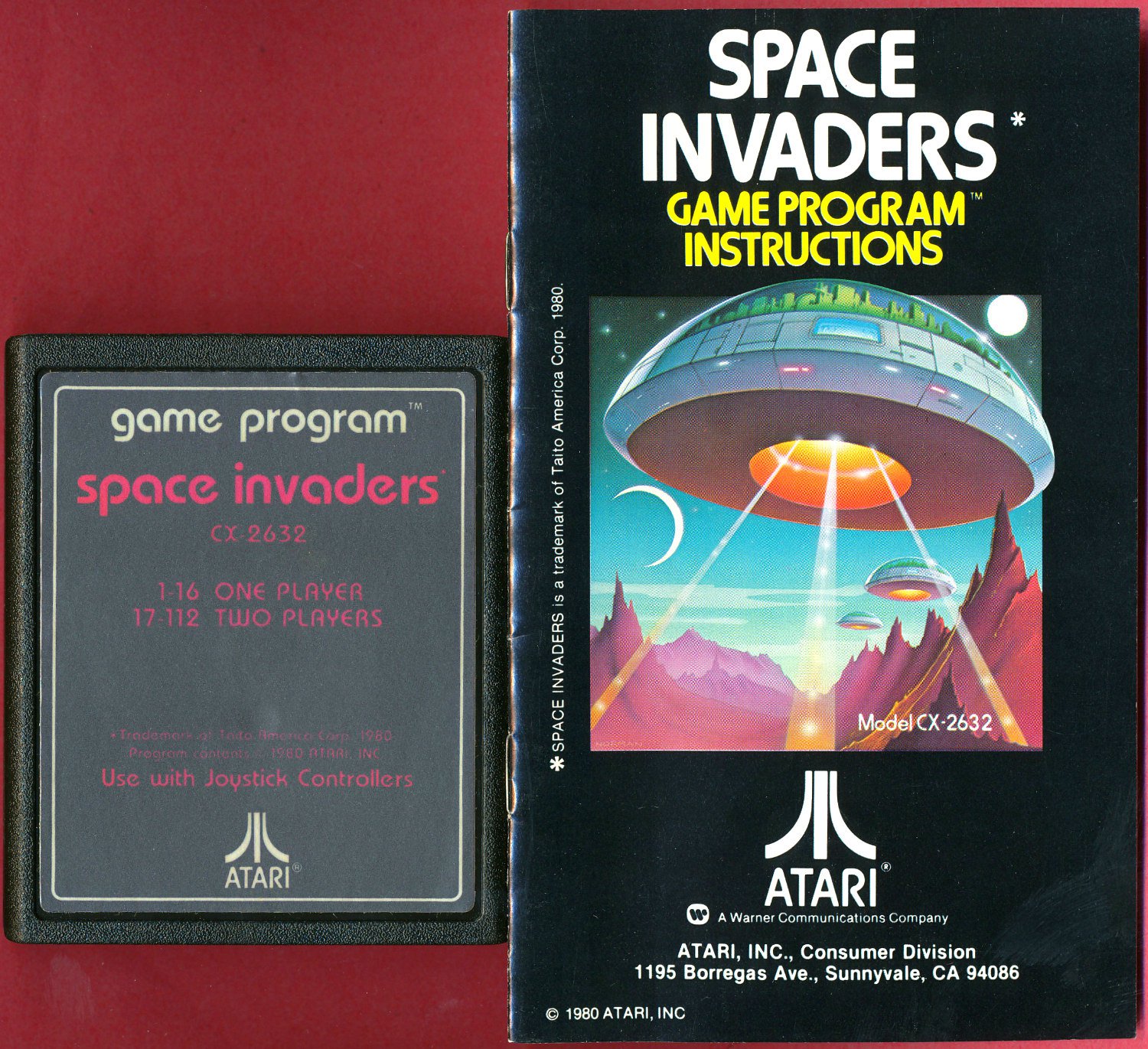 Atari 2600 Space Invaders Game Cartridge Complete in Box CIB