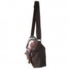 free shipping Canvas bag full process denim diagonal retro male and female flower package