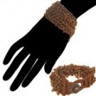 Manual Multi-ply Beaded Wristlet Wrist Band Bracelet