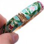 Charming Bracelet Bangle Cuff w/ Flower Pattern