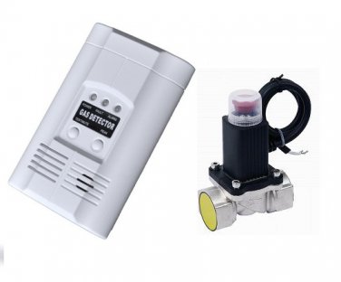 GAS DETECTOR WITH SOLENOID VALVE