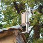 Solar-powered wireless photoelectric beams detector with wireless receiver and adapter