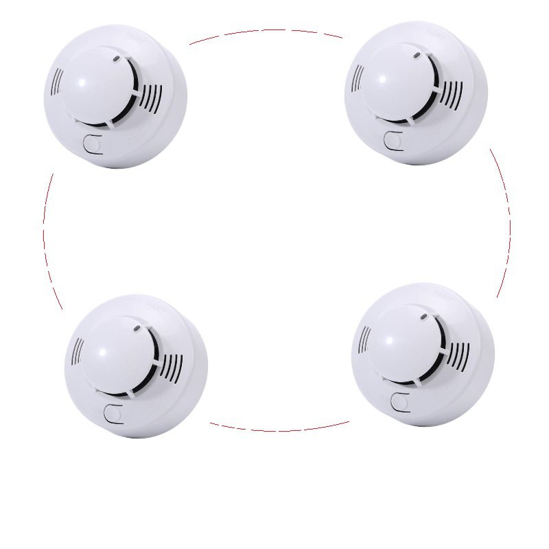 10 connection Smoke Alarm 10 years battery life time
