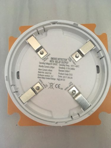 2 wire smoke security alarm fire detection system