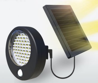 Solar power motion light courtyard lighting