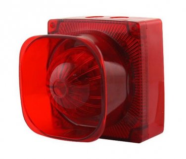 waterproof 24V conventional fire security alarm horn strobe sounder