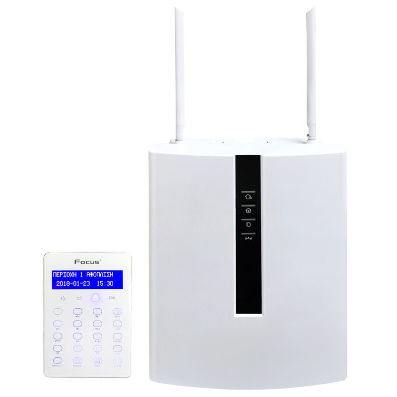 Commercial security bus zone burglar alarm control panel