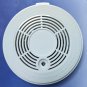 Wireless smoke detector and audio visual alarm with test button